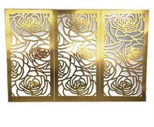 Gold Rose Wall