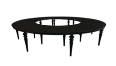 Jordan's Black Serpentine Table