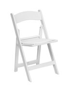 Bahli's White Folding Chair
