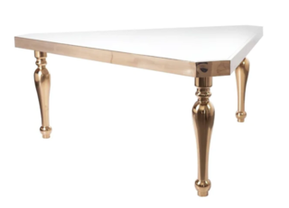 Jenise's Gold Triangle Table