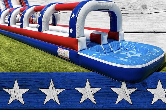 Red White and blue Super Slip N Slid Red White and blue Super Slip N Slid