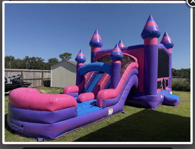 Princess Palace Bounce House Combo Princess Palace Bounce House Combo