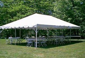 20x40 Frame Tent Package (Black Chairs) 20x40 Frame Tent Package (Black Chairs)