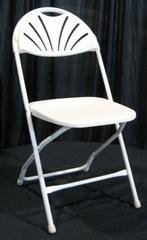 White Fan back Chair White Fan back Chair