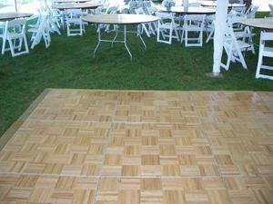 Dance Floor, Wood 4' x 4' Sections Dance Floor, Wood 4' x 4' Sections