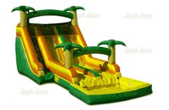 Double Lane Tropical WaterSlide (Delivery Only)
