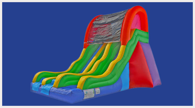 17ft Dual Lane Slide 17ft Dual Lane Slide