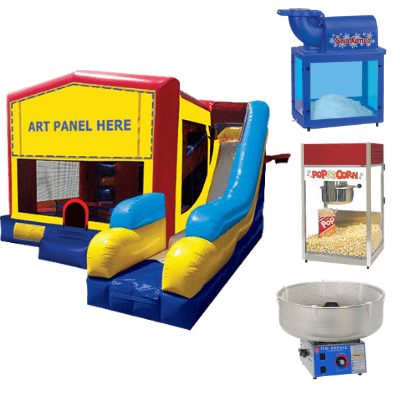 7 in 1 Bounce and Slide Combo with Concession 7 in 1 Bounce and Slide Combo with Concession
