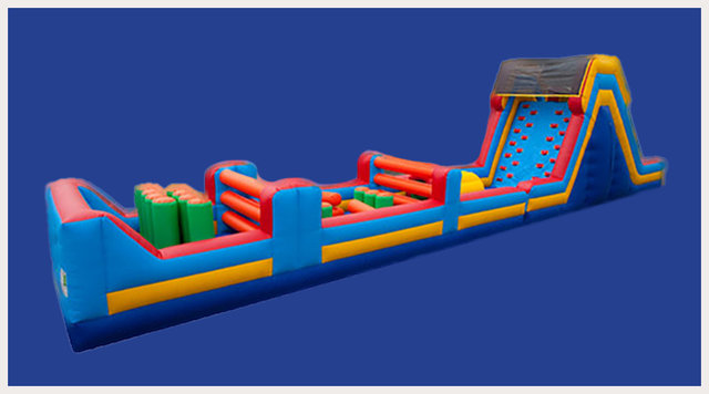 90ft Dual Lane Obstacle Course 90ft Dual Lane Obstacle Course
