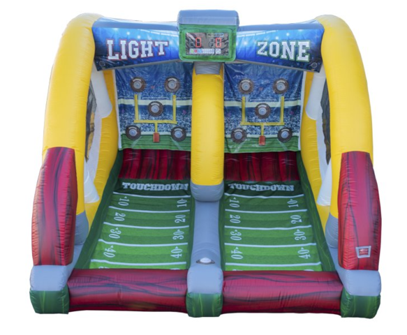 Light Zone Football Toss Light Zone Football Toss
