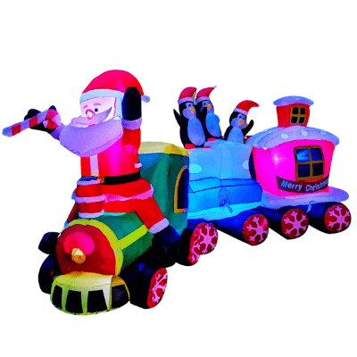 Santa Train Inflatable (indoor or outdoor) Santa Train Inflatable (indoor or outdoor)