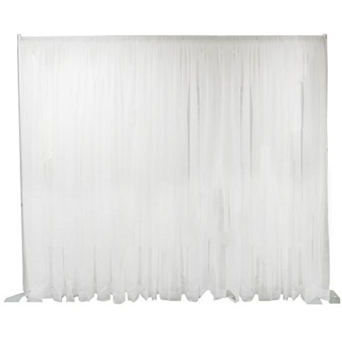 White Pipe and Drape Backdrop (12’ x 10’) White Pipe and Drape Backdrop (12’ x 10’)