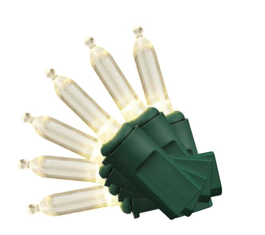 300-Light Mini Warm White LED Christmas Lights 300-Light Mini Warm White LED Christmas Lights