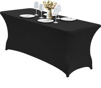 Table Linen Cover / Table Cover black (rent)