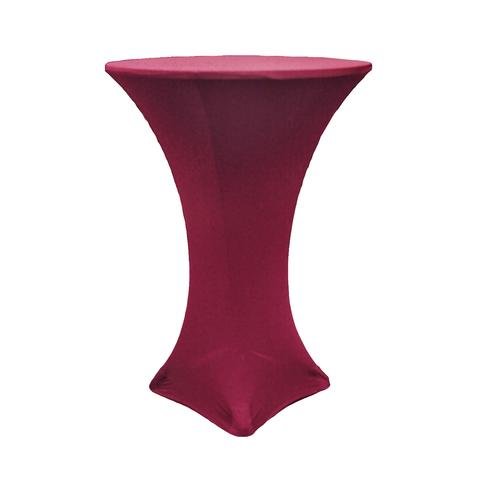 Bistro Tablecloth Fitted Burgundy Bistro Tablecloth Fitted Burgundy