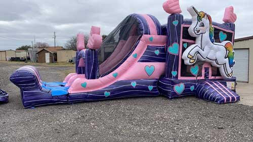 Unicorn 4n1 Combo with Dual lane slide Unicorn 4n1 Combo with Dual lane slide