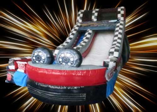 15' Race Car Waterslide with splash landing 15' Race Car Waterslide with splash landing