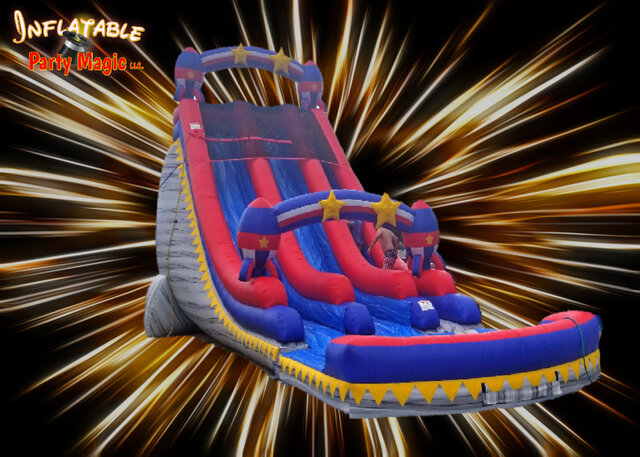24 ft. Rocket Water Slide 24 ft. Rocket Water Slide