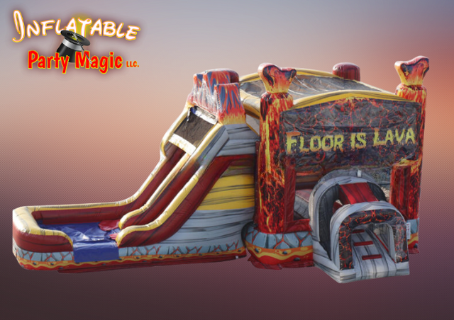 The Floor Is Lava Bounce House With Double Slide Rental Dry Use The Floor Is Lava Bounce House With Double Slide Rental Dry Use