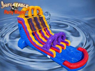 19 ft Typhoon Dual Lane Water Slide 19 ft Typhoon Dual Lane Water Slide