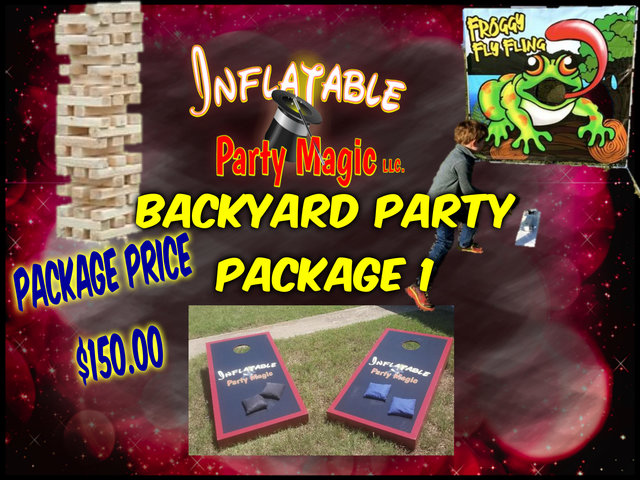 Backyard Party Package 1 Backyard Party Package 1