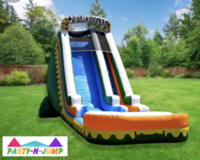 18' Jungle Zoo Inflatable Slide WET or DRY Delivery only 1C