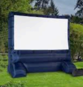 Movie Screen Only Inflated 12' 5'x9' viewable Movie Screen Only Inflated 12' 5'x9' viewable