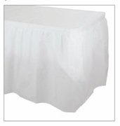 Better than Linen PAPER PLEATED TABLE SKIRT Better than Linen PAPER PLEATED TABLE SKIRT