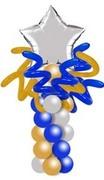 Balloon Column w/star, twisty Balloon Column w/star, twisty