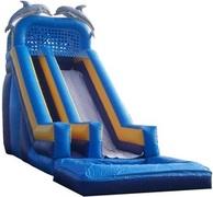 18' Dolphin Splashdown Waterslide 4 hour rental Delivery only 1B 18' Dolphin Splashdown Waterslide 4 hour rental Delivery only 1B