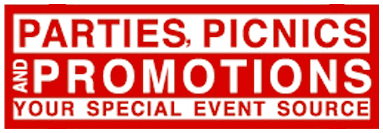 Parties, Picnics and Promotions Logo