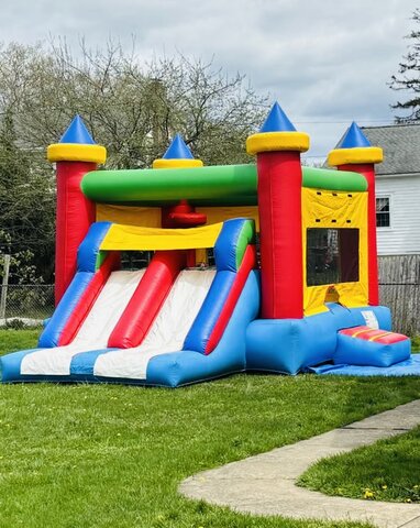 Dual Lane Moonbounce Combo Dual Lane Moonbounce Combo