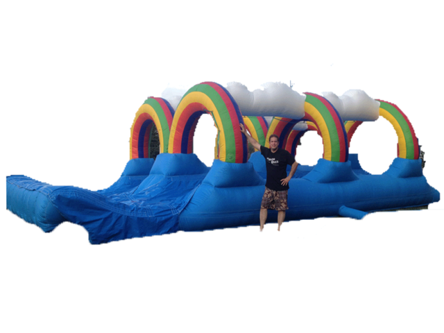 WEEKEND OR ANY TWO DAY RENTAL! Giant Double Lane Slip N' Slide-44' 