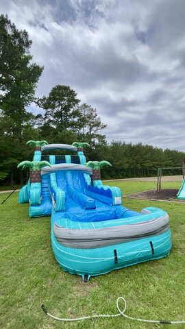 18’ Bahama Blast Dual Lane Water Slide 18’ Bahama Blast Dual Lane Water Slide