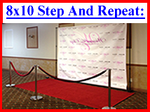 8x10 Step and Repeat Packages