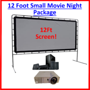 12 Foot Medium Size Outdoor Movie Night Packages
