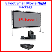 8 Foot Small Indoor / Outdoor Movie Night 8 Foot Small Indoor / Outdoor Movie Night