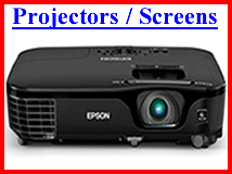 Projectors and Screens Projectors and Screens