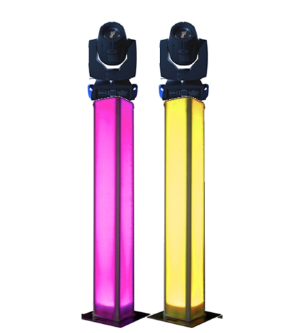 2 Moving Head Hybrid Spot Wash Beam on Truss Stands 2 Moving Head Hybrid Spot Wash Beam on Truss Stands