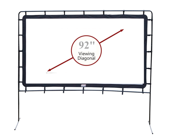 92 Inch Front or Rear Projection Screen 16:9, Outdoor / Indoor 