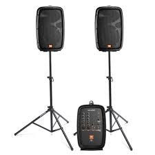 JBL Eon206P Pa System With Stands