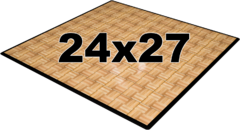 24x27 Dance Floor Rental