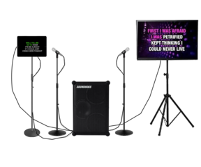 Digital iPad Karaoke Rental With 32 Inch TV