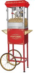 Vintage Popcorn Machine Cart 8oz