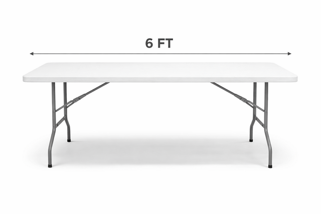6' Rectangle Table Rental 6' Rectangle Table Rental