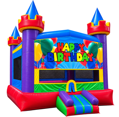 Happy Birthday Castle Bounce House Happy Birthday Castle Bounce House