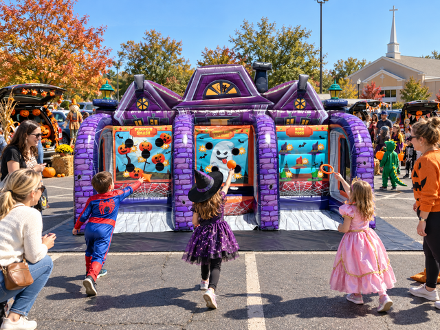3-in-1 Spooky Halloween carnival games
