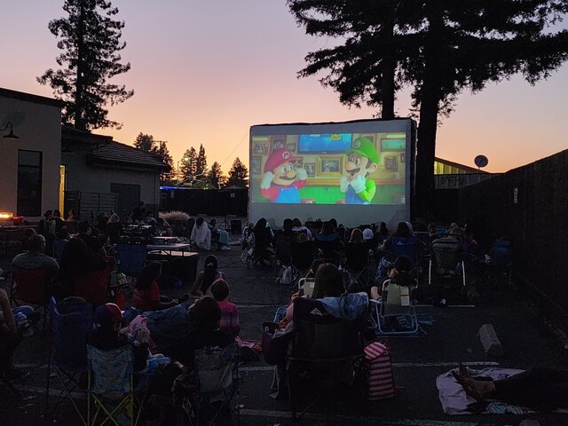 inflatable outdoor movie screen rentals in northern california