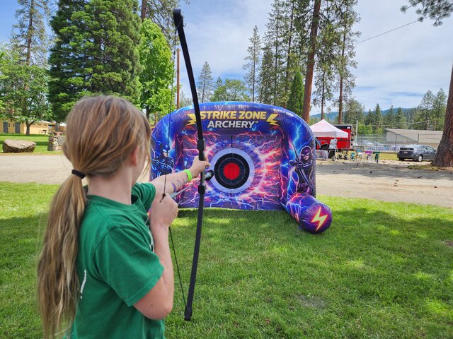 kids archery inflatable safe tipped game rentals