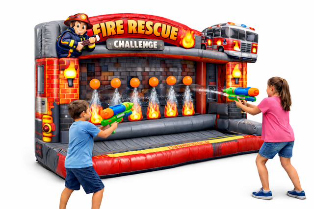 Fire Rescue Challenge Inflatable game